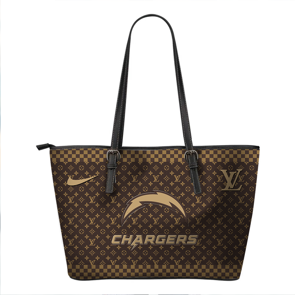 NFL Los Angeles Chargers Louis Vuitton Leather Handbag And Tote Bag 01  M12HTN2380 - Pod90Luxury