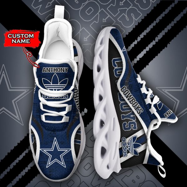 NFL Dallas Cowboys Max Soul Sneaker Adidas Custom Name 35M12 - Pod90Luxury